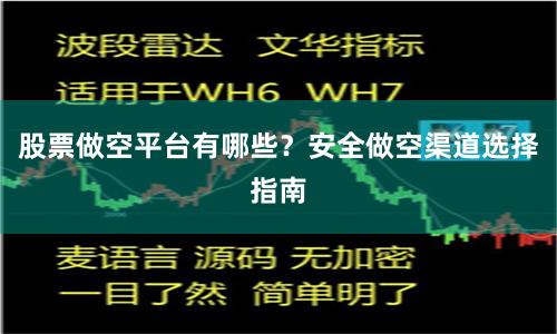 股票做空平台有哪些？安全做空渠道选择指南