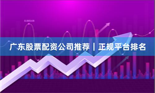 广东股票配资公司推荐|正规平台排名